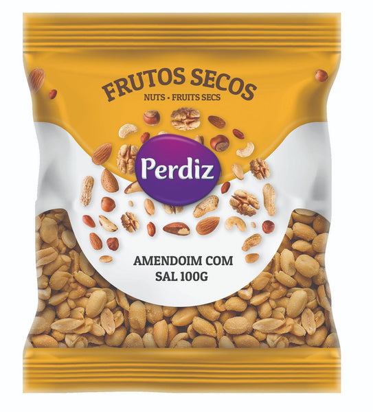 Perdiz F.Secos Amendoim C/Sal  100Grs (Cx10)