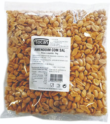 Tocan Amendoim C/Sal Saco 1Kg (Cx6)
