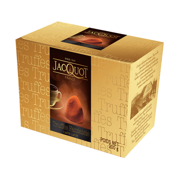 Jacquot Trufas Café Leche 200 gr (Caja de 16)