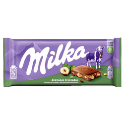 Milka Choc. C/Avelã 100Grs (Cx22)