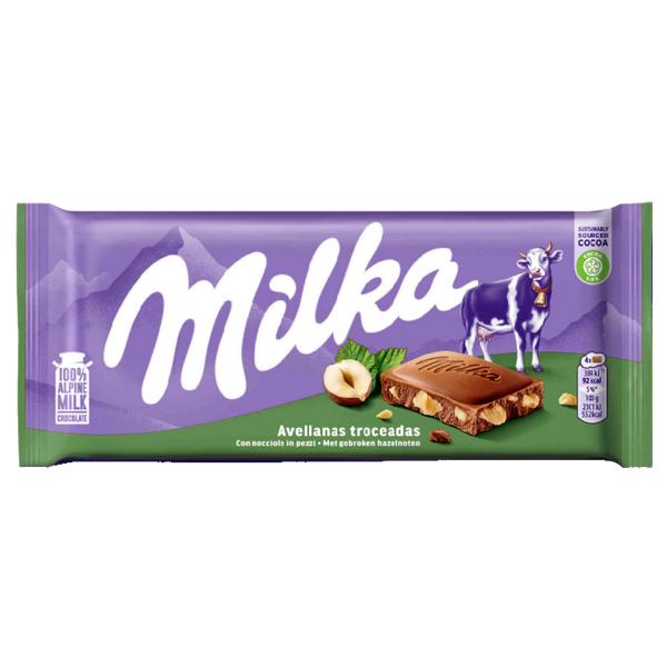 Milka Choc. C/Avelã 100Grs (Cx22)