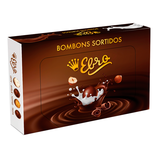 Ebro Bombons Sortidos 4 Recheios Cx. Cartolina 250Grs (Cx10)