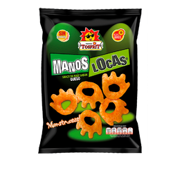 Snack Milho Tosfrit Mãos Loucas Sabor Queijo 105Grs (Cx10)