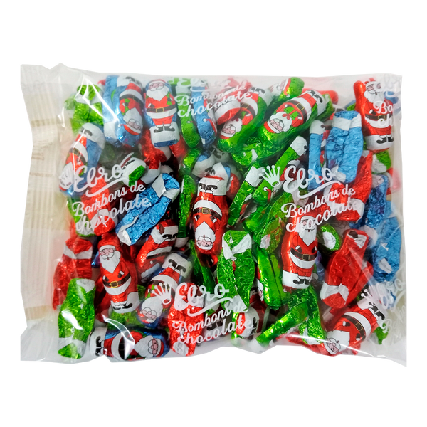 Ebro Chocolate Figuras De Pai Natal Saq. 1Kg (Cx6)