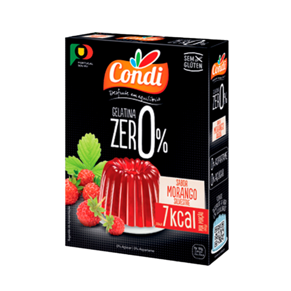 Condi Gelatina 0% Açucar Morango Silvestre 28Grs (Cx12)