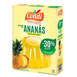 Condi Gelatina -30% Açucar Ananas 2X57Grs (Cx12)