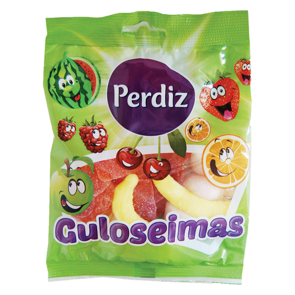Perdiz Gomas Sortido Açúcar Saco 100 Grs (Cx18)