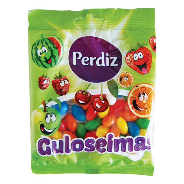 Perdiz Goma Jelly Beans Saco 100 Grs (Cx18)