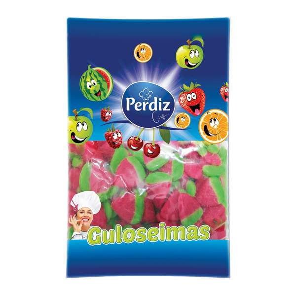 Perdiz Gomas Morangos 1Kg (Cx12)