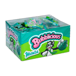 Pastilhas Bubblicious Menta 4.2Grx100