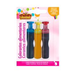 Vahine Corantes Alimentares (3X6Ml)X12 Und/Cx