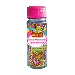 Vahine Pepitas Multicores Frasco 80Gr (Cx6)