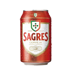 Cerveja Sagres Lata 33Cl 5º (Cx24)