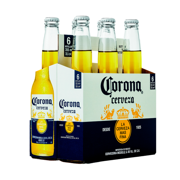 Cerveja Corona Extra 4.5º 35.5Cl Pack 4 T.P. (Cx24)