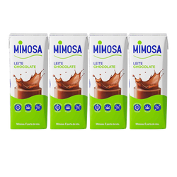 Leite Chocolate Mimosa 200Ml Pack4 (Cx32)