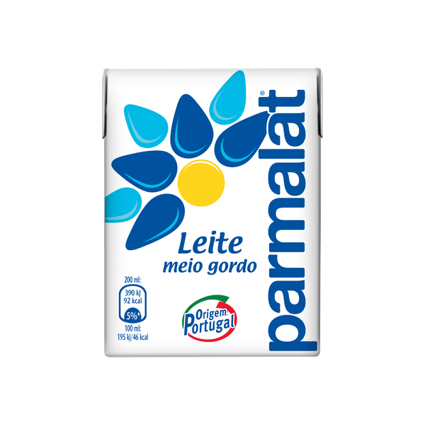 Leite Parmalat Meio Gordo Pct 200Ml (Cx27)