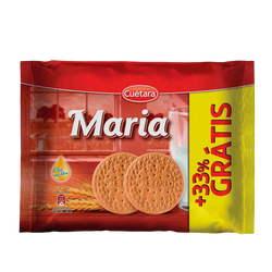 Galleta María Cuetara Pc 600Grs + 33% Gratis (Cx10)