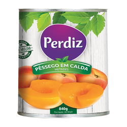 Perdiz Pessego Metades Lata 840Grs (Cx12)