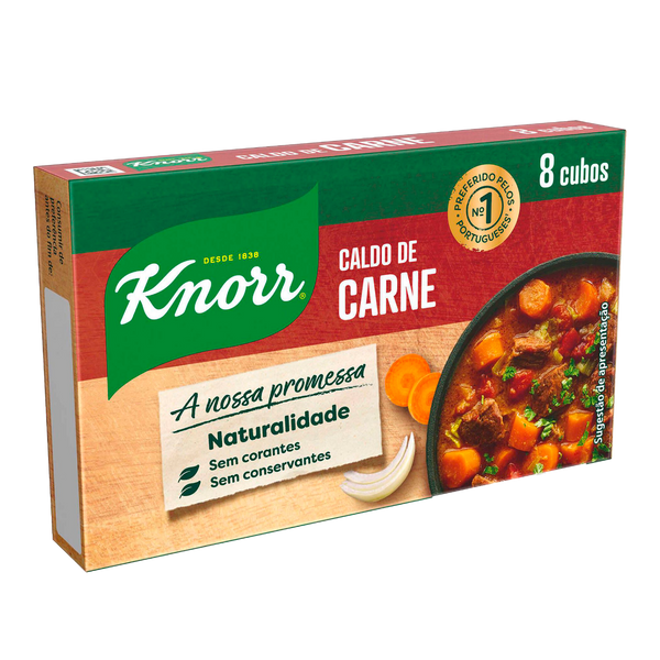 Knorr Caldo Carne Familiar 8 Cubos  80Grs (Cx24)