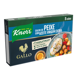 Knorr Caldo Peixe C/ Azeite Familiar 8 Cubos 80Grs (Cx24)