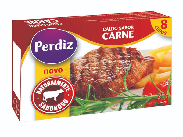 Perdiz Caldo Carne 8 Cubos (Cx24)