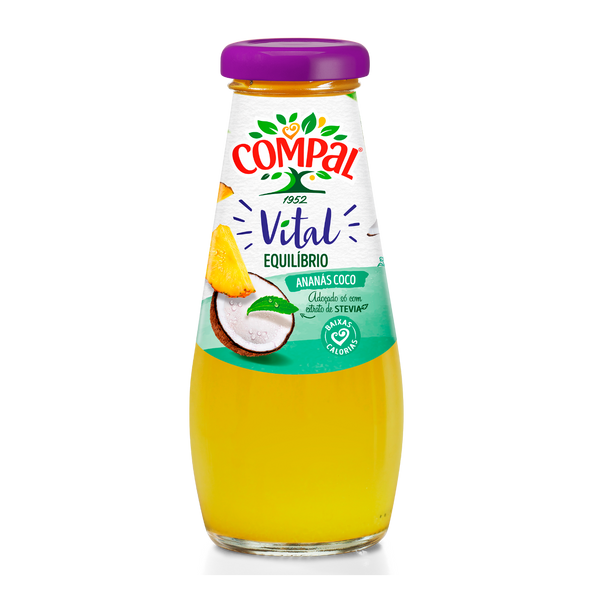 Compal Vital Ananas/Coco Grf 200Ml (Cx15)