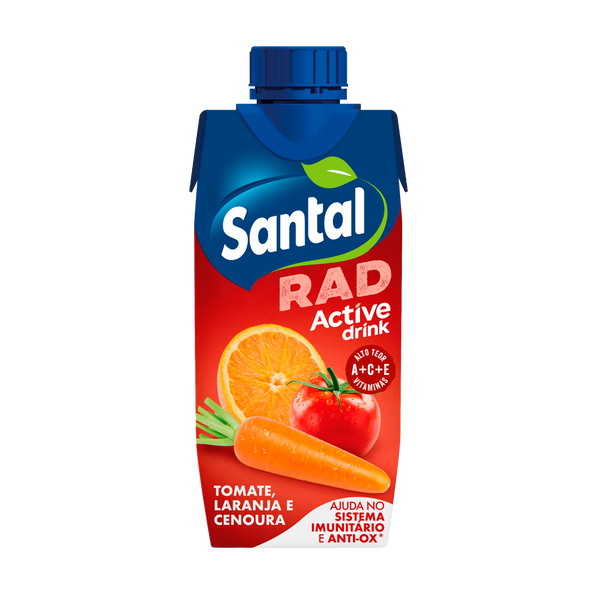 Santal Rad Tomate/Cenoura/Laranja 330Ml (Cx18)