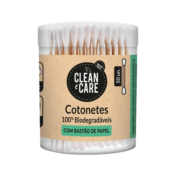 Novo Real Clean&Care Cotonetes 50Und (Cx12)