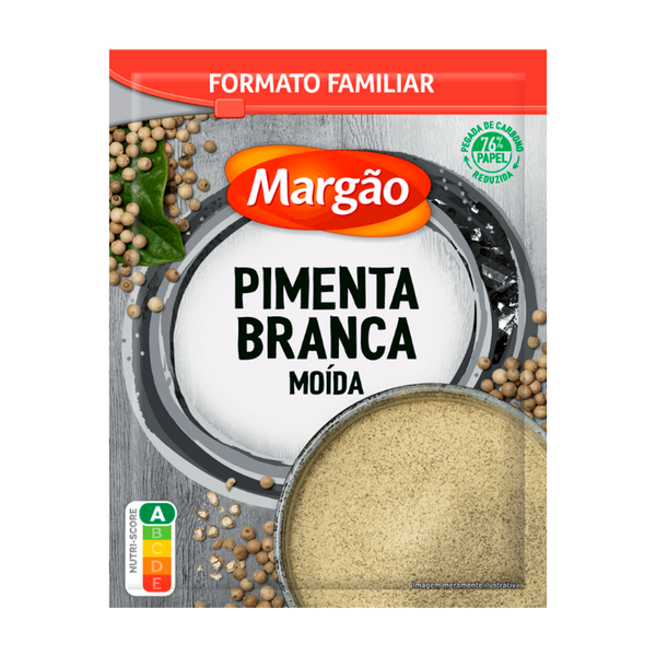 Margão Pimenta Branca Moida 17 Grs (Cx18)