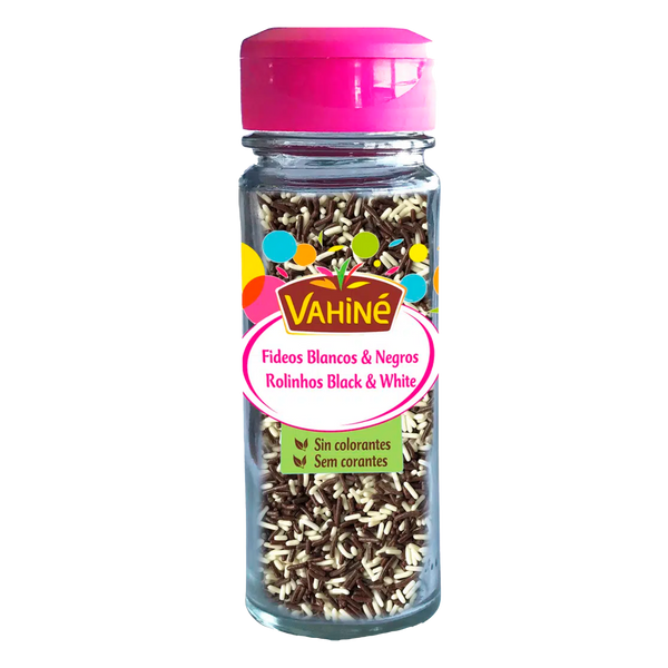 Vahine Rolinhos Branco E Negro Frasco 71Grs (Cx6)