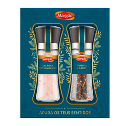 Pack Moinho Margão (1 Sal Rosa 190Gr+1 Pimienta 4 Bayas 90Gr)