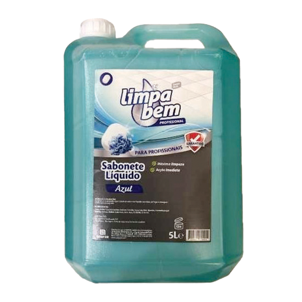 Limpabem Sabonete Liquid. Azul 5Lt X4 Grfº (Cx)