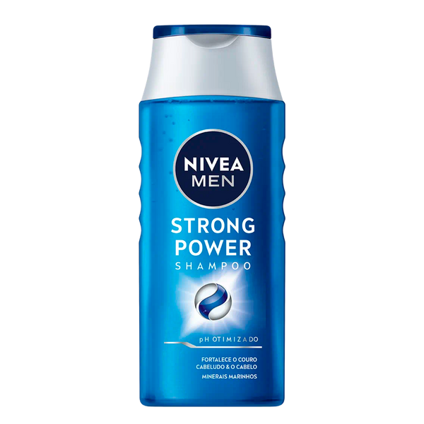 Nivea Men Shampoo Strong Power 250Ml (Cx6)