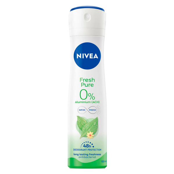 Nivea Spray Pure & Natural 0% Alumínio 150Ml (Cx6)