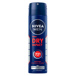 Nivea Men Spray Dry Men Impact 150Ml (Cx6)