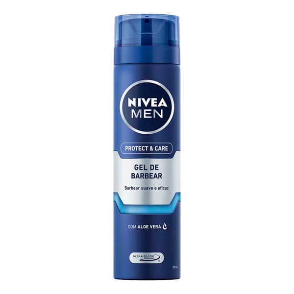 Nivea Gel Barbear Protege Y Cuida Para Hombre 200 Ml (Cx6)