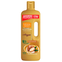 Natural Honey Gel De Banho Sensorial Care Argão 1350Ml (Cx8)