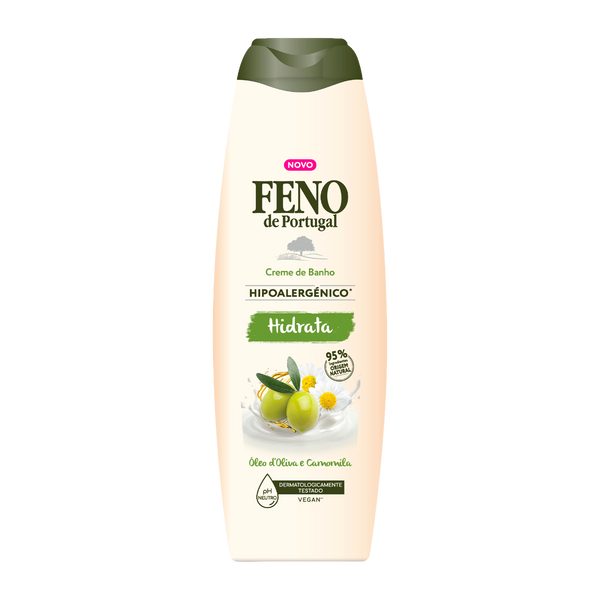Feno Gel De Banho Óleo Oliva E Camomila 650Ml (Cx12)