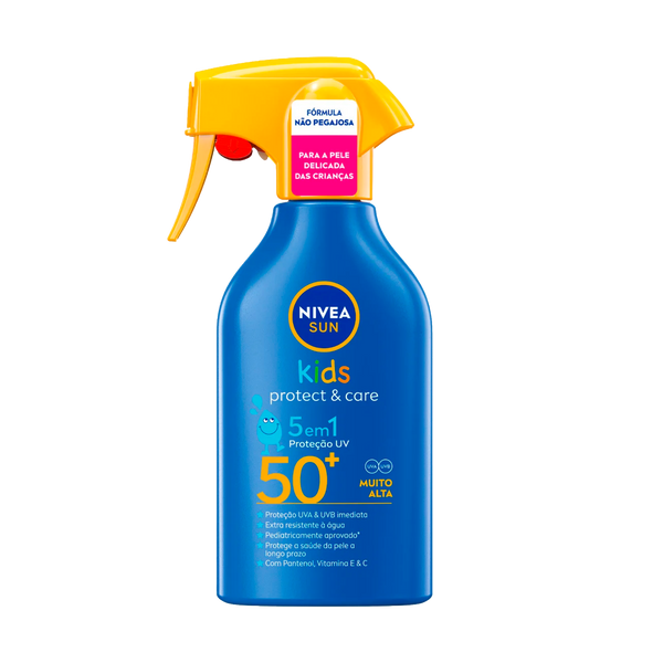 Nivea Sun Spray Kids Protect&Care Familiar Fp 50+ 250Ml (Cx6