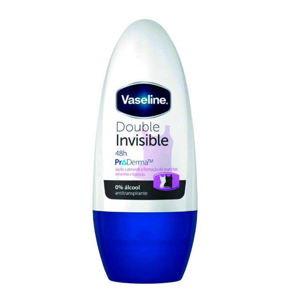 Vaseline Roll-On Double Invisible 50Ml (Cx6)