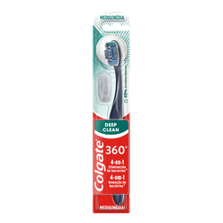 Escova Dentes Colgate 360º Media C/Tampa (Cx12)