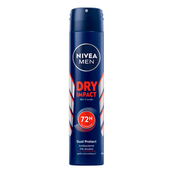 Nivea Desodorante Spray Impacto Seco Para Hombre 200Ml