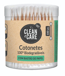 Novo Real Clean E Care Cotonetes 100 Und (Pack 12 Und)