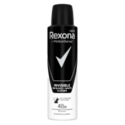 Rexona Deo Spray Invisible Black+White For Men 200Ml (Cx6)