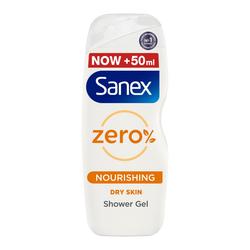 Sanex Gel De Banho Zero Pele Seca 600Ml (Cx6)