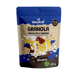 Cereal De Granola C/ Chocolate E Banana Meal4You 300Grs (Cx