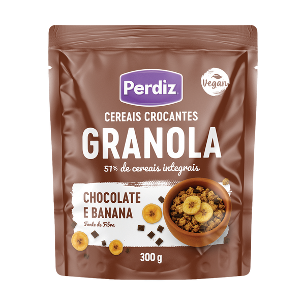 Perdiz Granola C/ Chocolate E Banana 300Grs (Cx8)