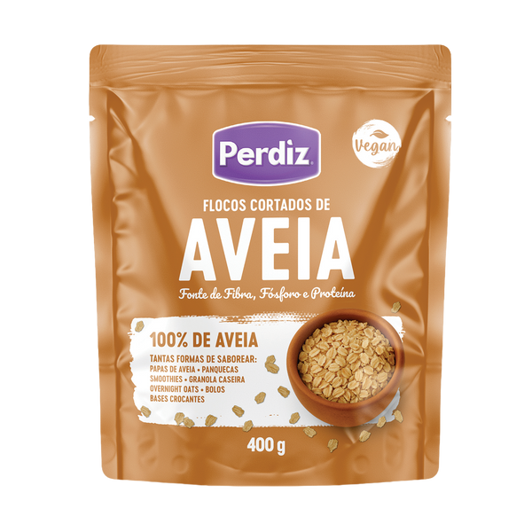 Perdiz Flocos De Aveia Cortados 400Grs (Cx8)
