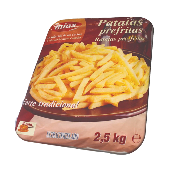 Batata Pre-Frita Mias 7*7 2.5Kg (Cx4)