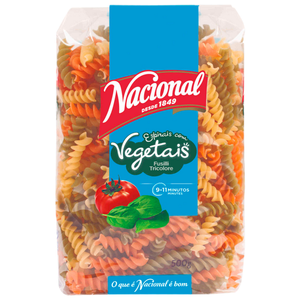 Espirais C/ Vegetais Nacional 500Grs X 10Pct